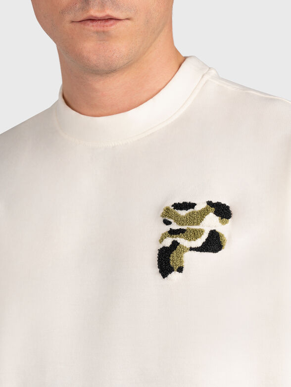 COSENZA black sweatshirt with accent element - 4