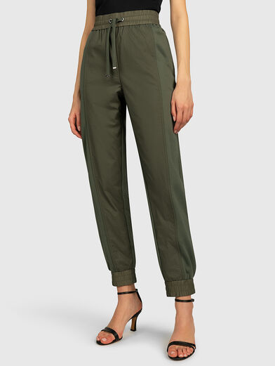 Green sports pants - 1