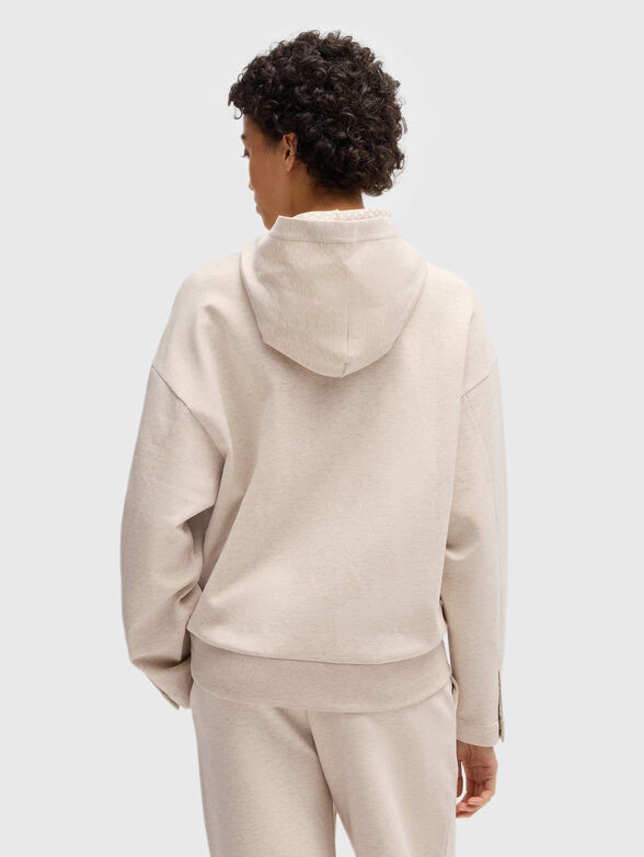 ENOLARI hooded sweatshirt with logo - 3