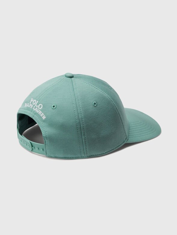 Cotton cap-hat with contrast logo  - 2