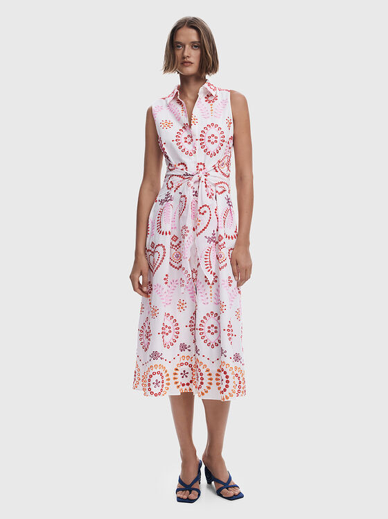 Midi dress with print - 1