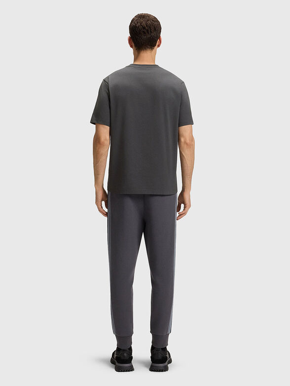 Cotton T-shirt with print - 3