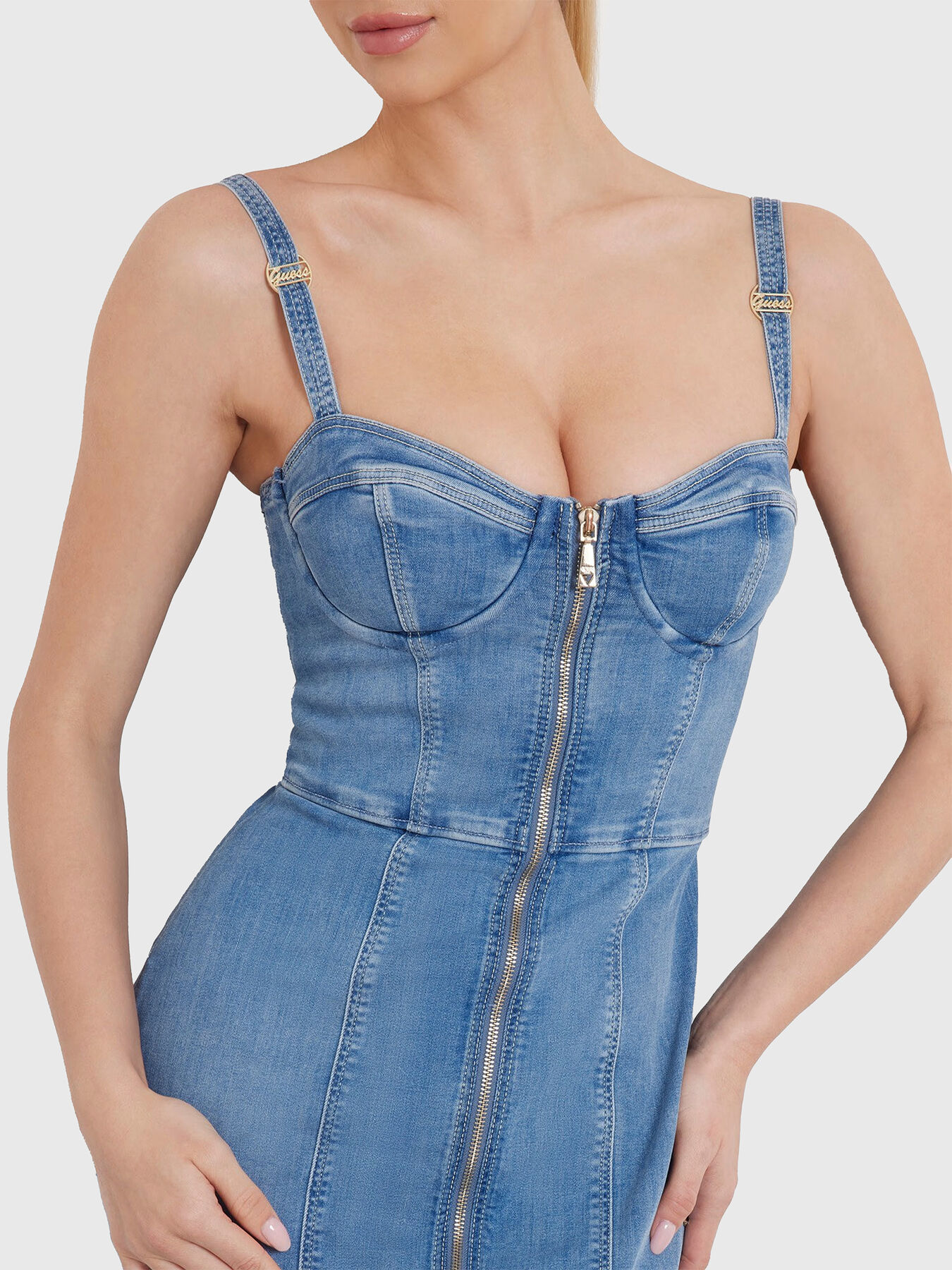 MARCELA denim dress brand GUESS — Globalbrandsstore.com/en