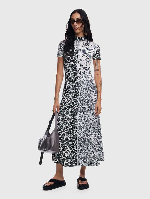 Dress with floral print - 1