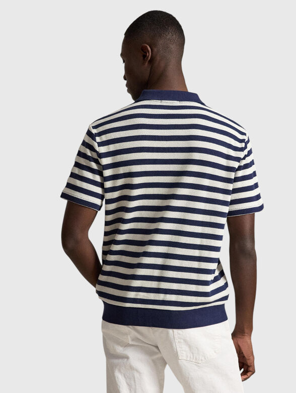 Striped cotton polo shirt - 3