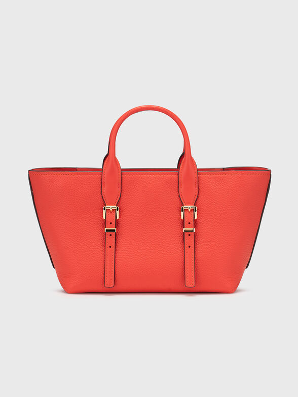 Leather bag with logo - 3