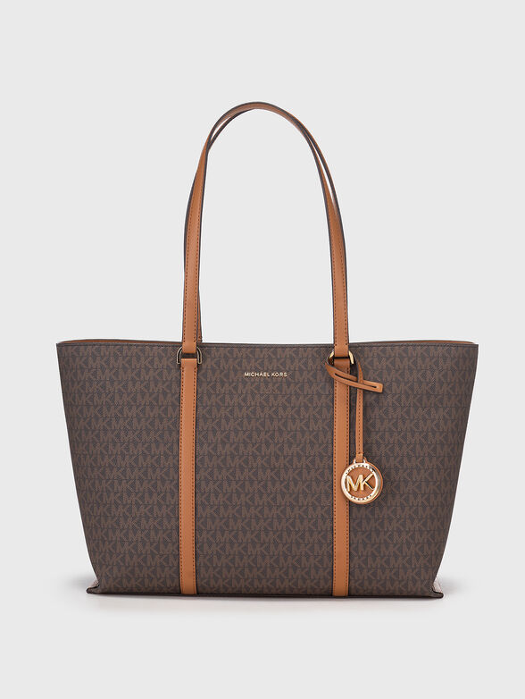 Large bag with monogram logo print - 1