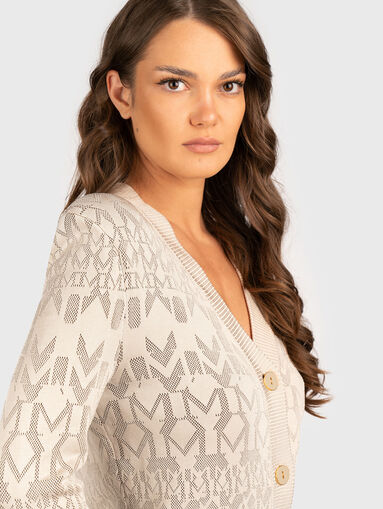 BILLIE cardigan in black - 4