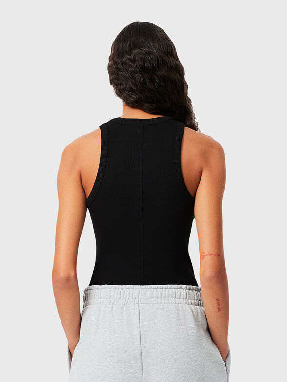 Black cotton top - 3