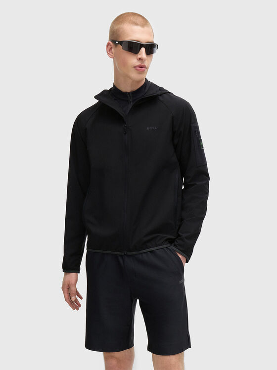 Waterproof jacket in black colour - 1