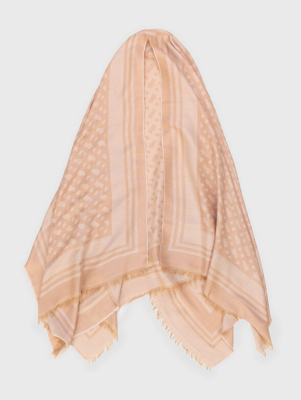 XANDRA-M scarf with monogram logo - 2