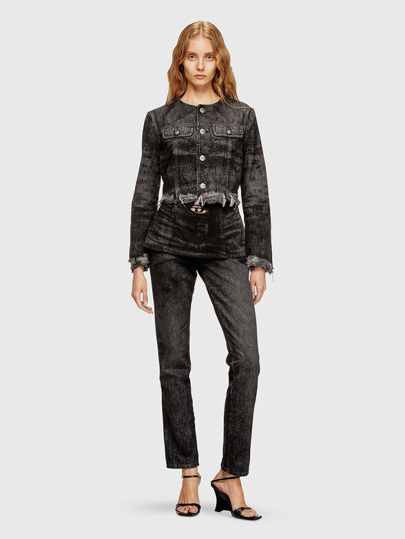 DE-GRAFFY-FSH short denim jacket  - 2