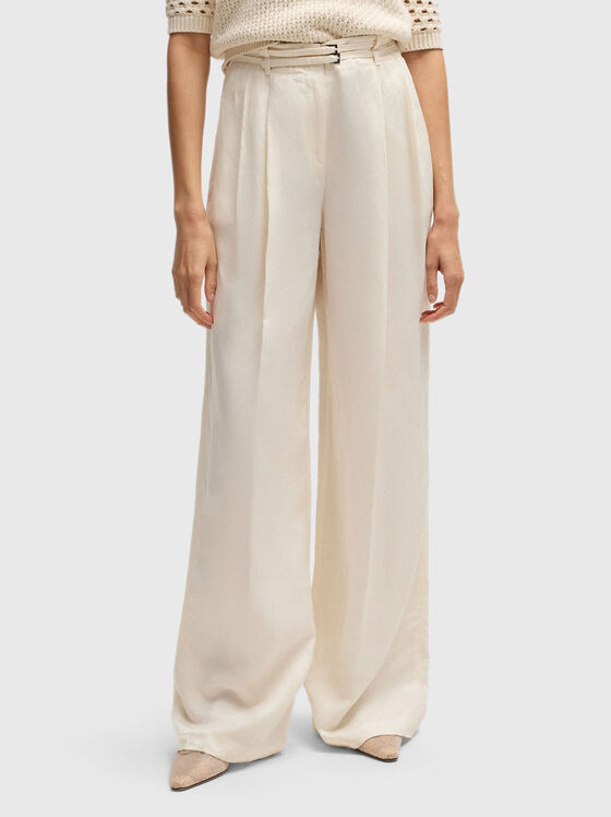 TAUALY W trousers wide legs - 1