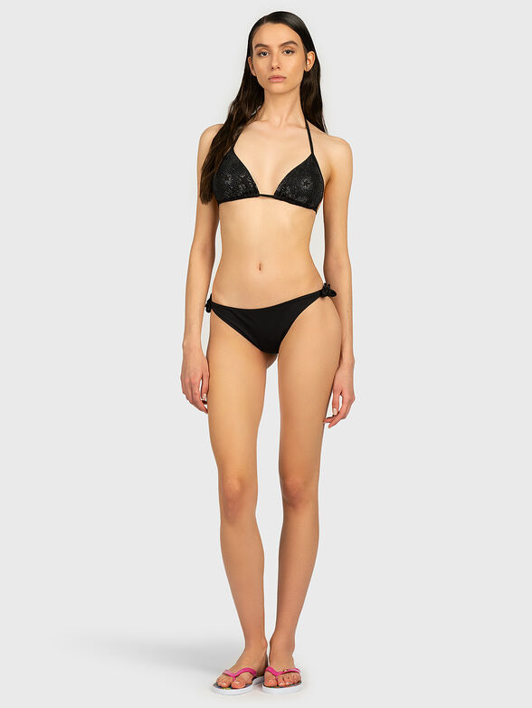 Brazilian bikini briefs in black color - 4