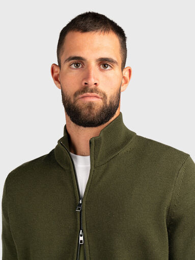 Merino wool cardigan - 4