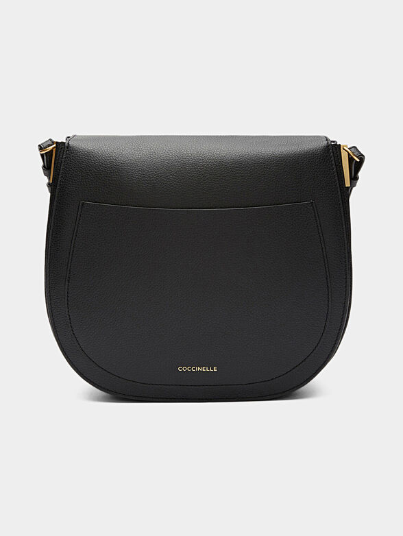 ARPEGE Black leather crossbody bag - 4