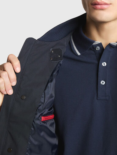 Dark blue transitional jacket - 4