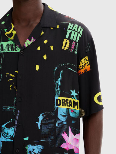 AUBREY shirt with multicolour print - 4