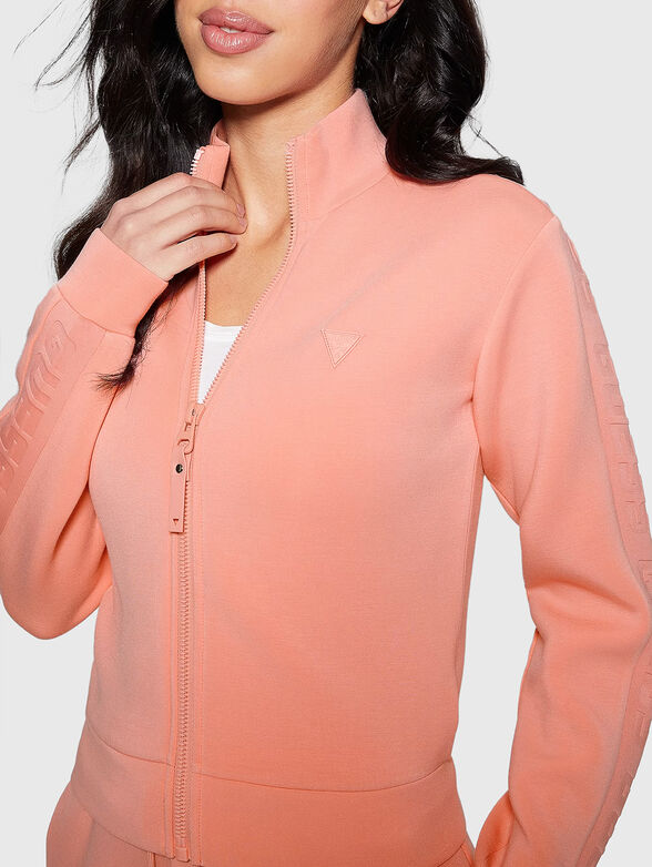 NEW ALLIE sweatshirt with zipper and logo straps - 4