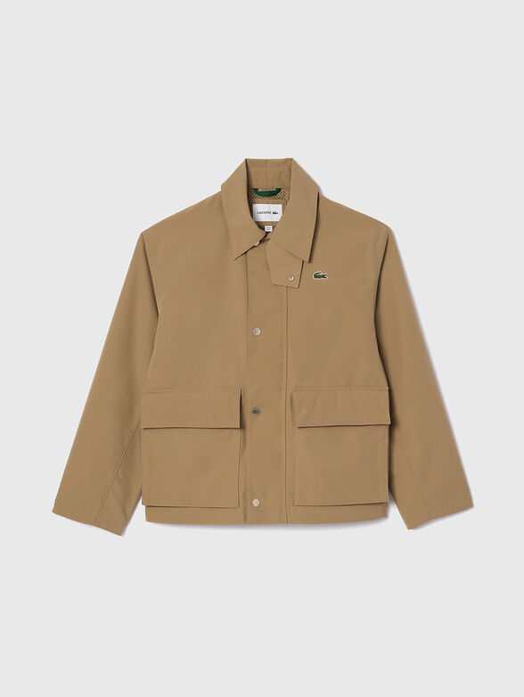 Trenchcoat with logo detail - 0