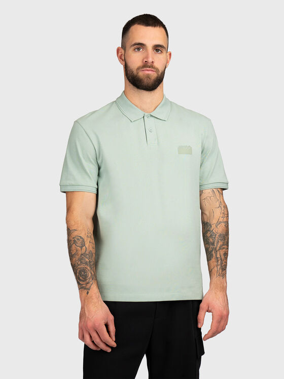 Short sleeve cotton polo shirt - 1