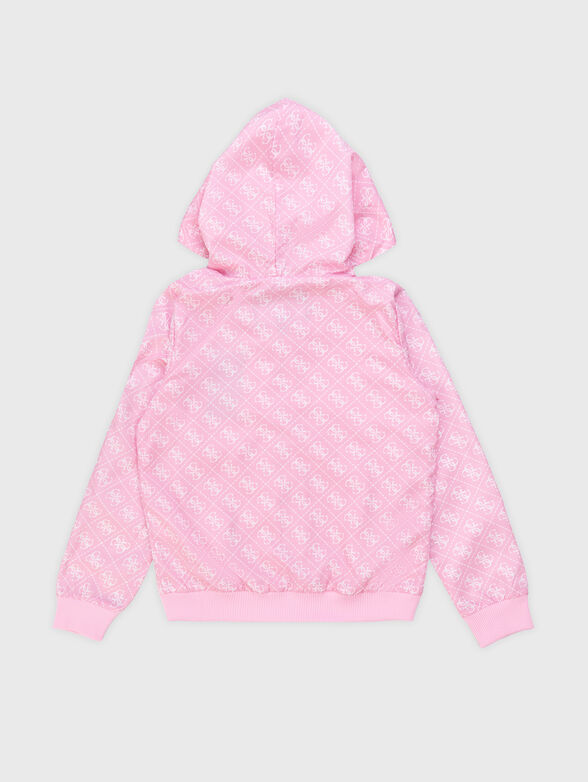 Monogram logo print jacket  - 2