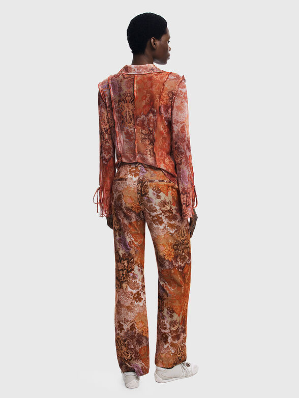 Paisley corduroy pants - 2