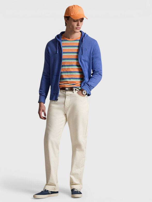 Sweatshirt with hood and zip - 2