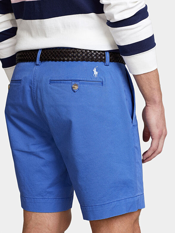Blue shorts with logo - 2