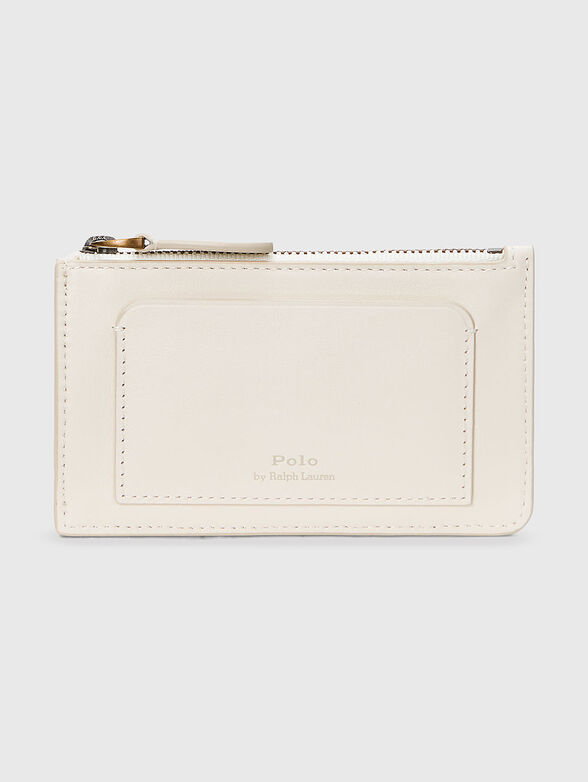 Leather card holder with Polo Bear print - 2