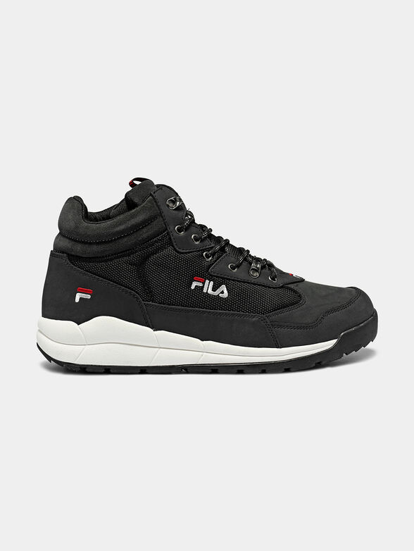 ALPHA MID Black high-top sneakers - 1