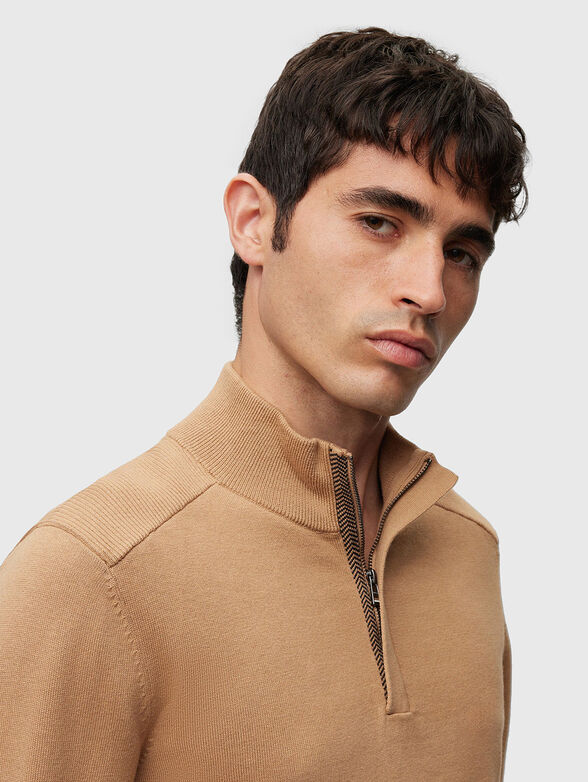 Sweater in cotton and wool  - 4