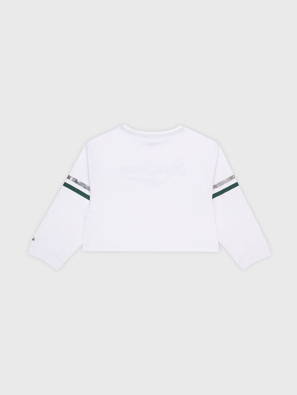 BINDY white blouse with logo inscription - 2