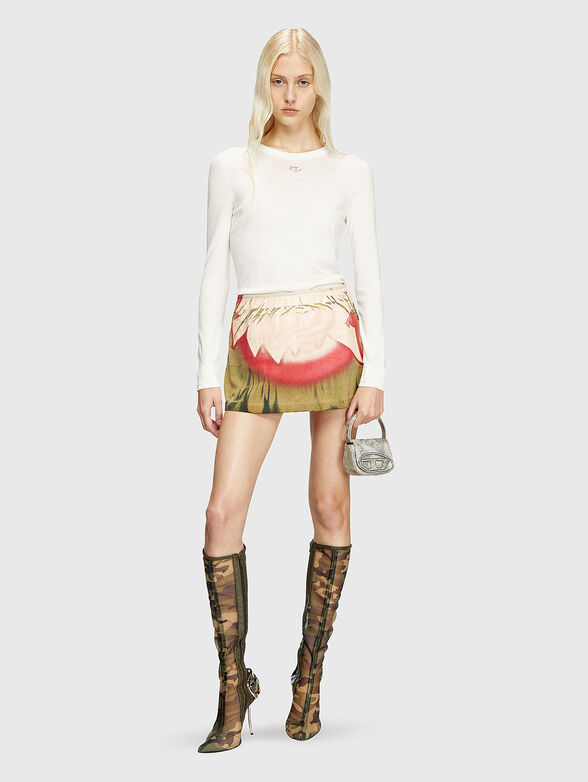 M-ALINESA wool blouse with logo - 2