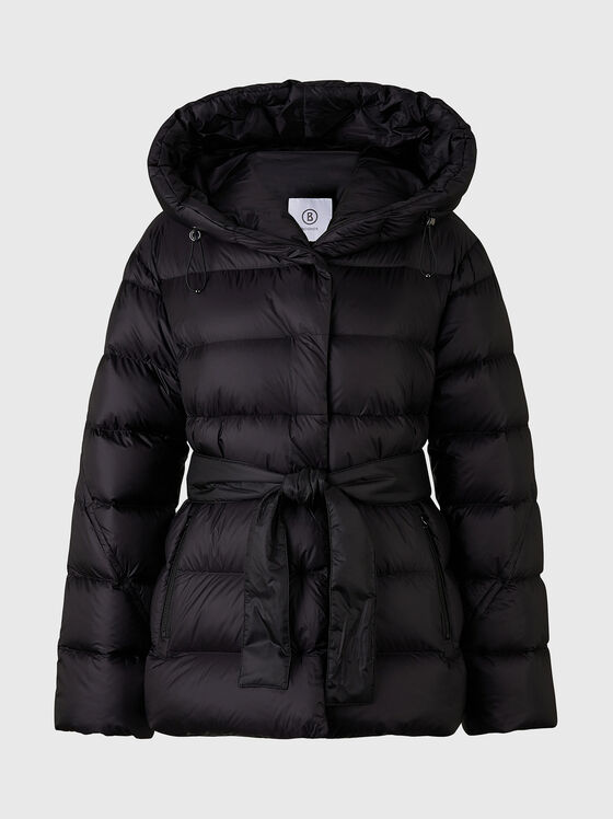 LAURIE padded jacket with waist belt - 1