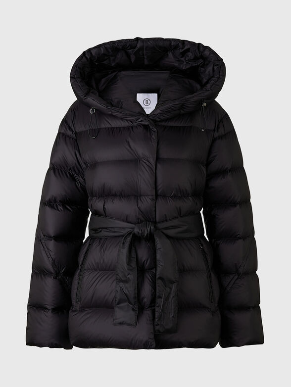 LAURIE padded jacket with waist belt - 1