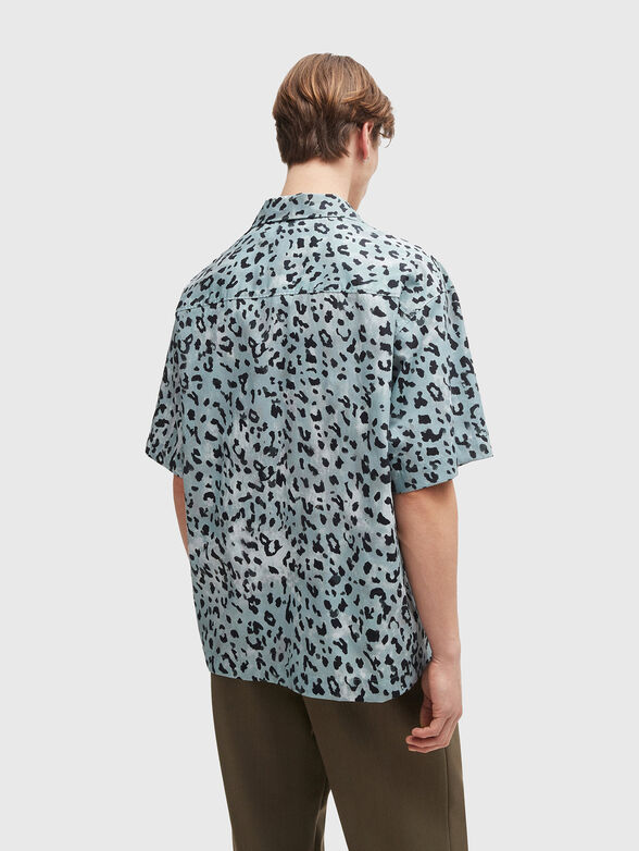 EGEENO cotton shirt with animal print - 3