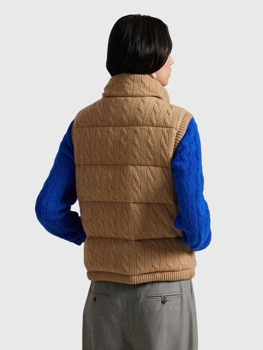 Wool and cashmere vest - 3