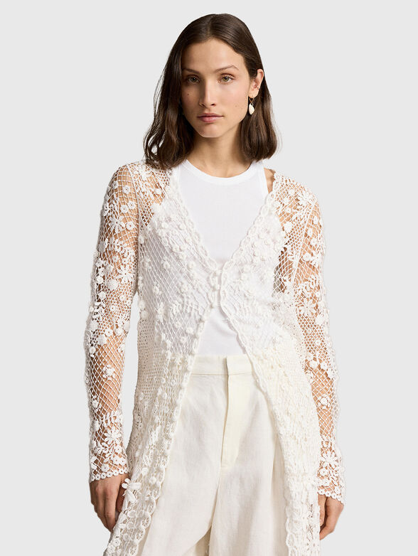 Long lace cardigan - 2