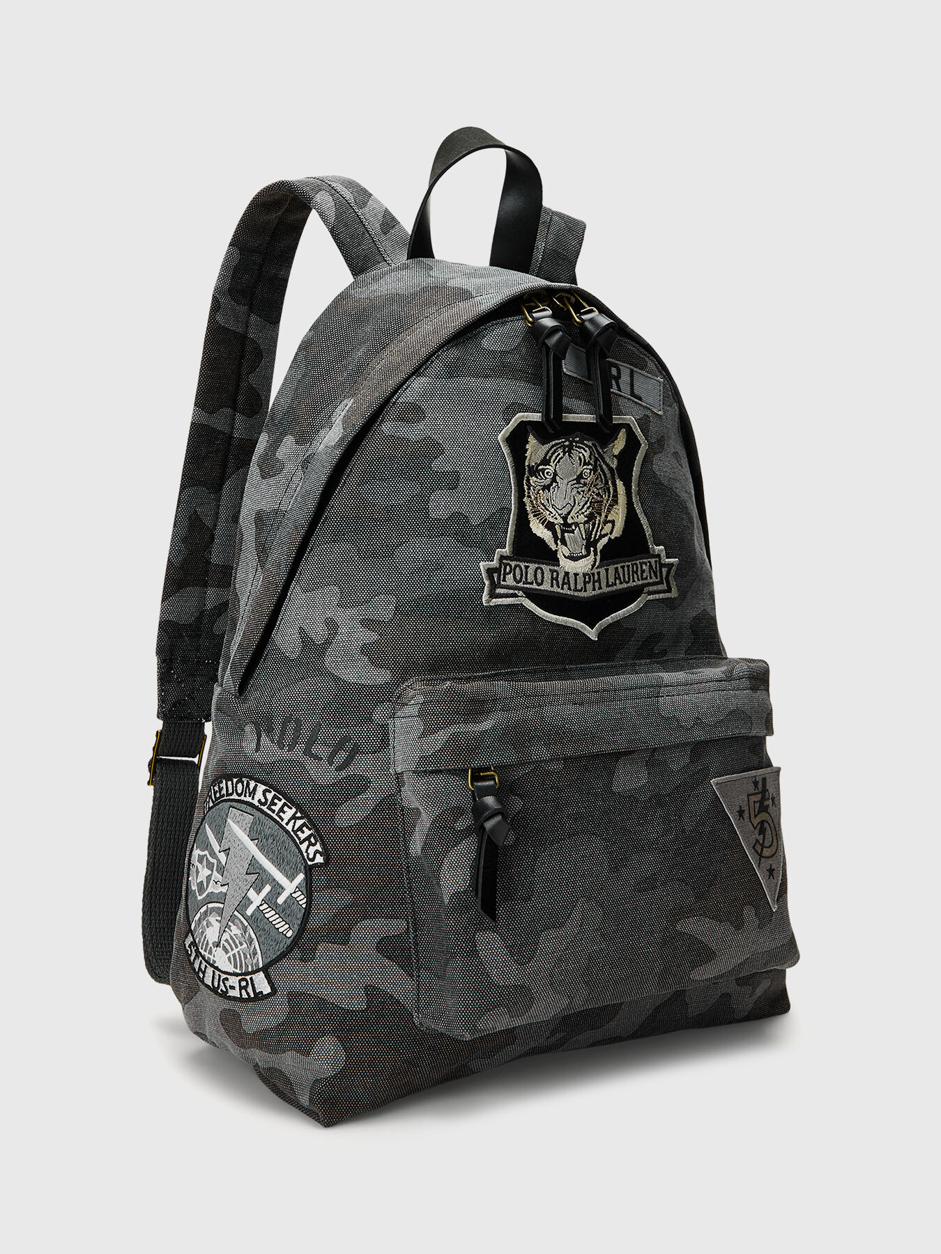 Backpack with camouflage print brand POLO RALPH LAUREN Globalbrandsstore en