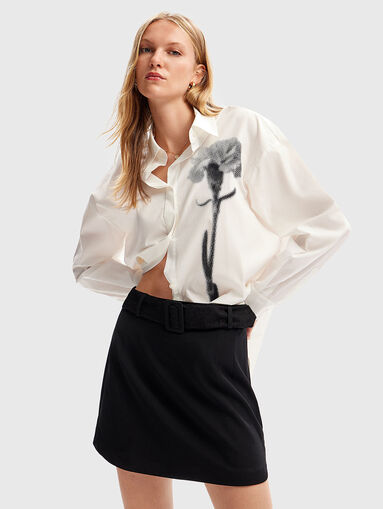 Belted high waist skirt  - 4