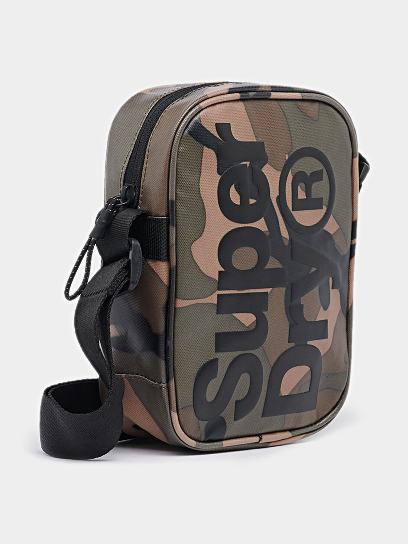 Superdry embossed messenger bag top