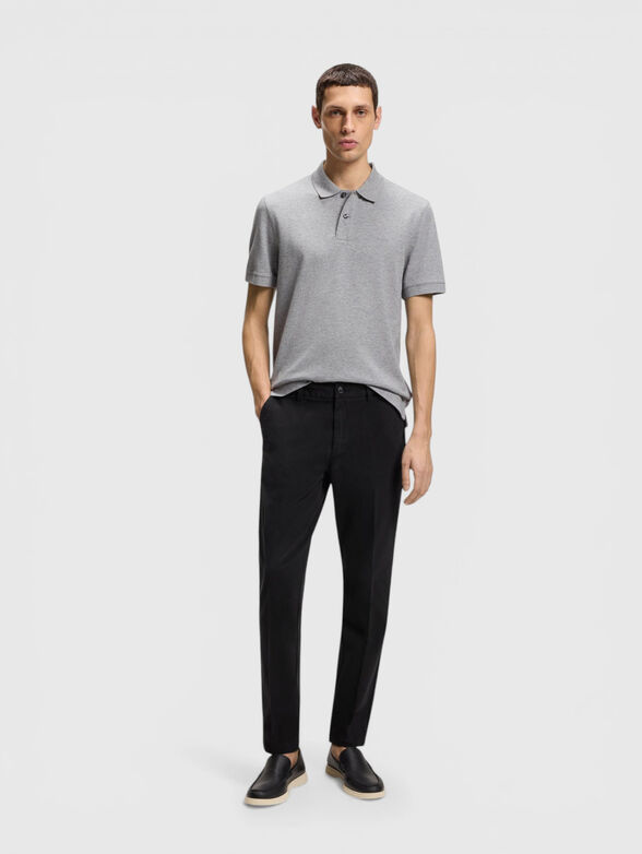 Cotton slim trousers - 4