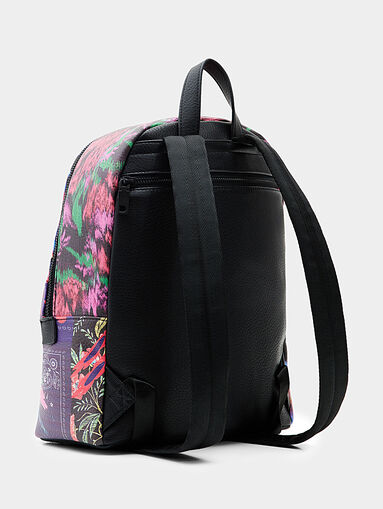 Backpack with floral motifs - 3