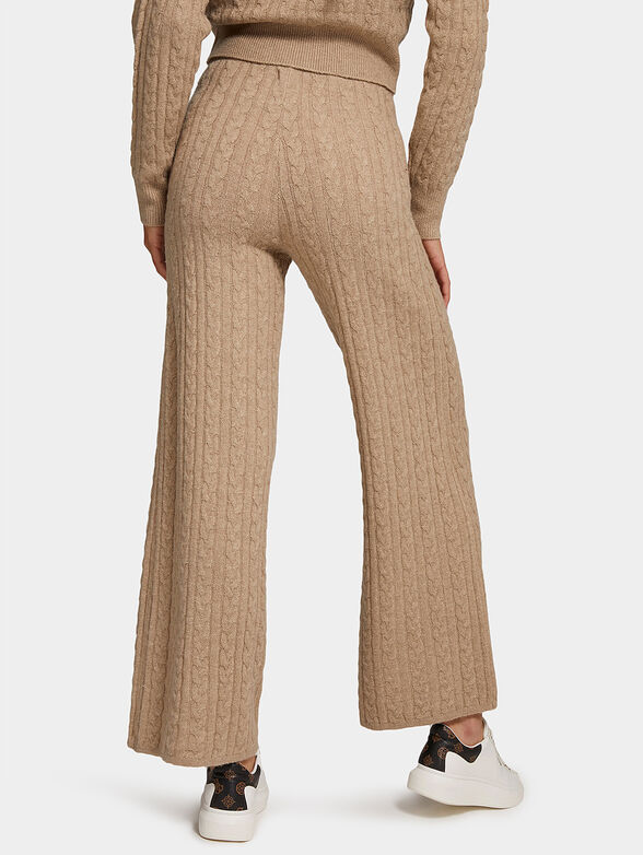 Knitted trousers with wide legs  - 2