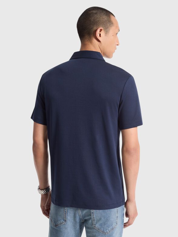 Cotton polo shirt with logo detail - 2