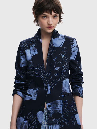 VERONA blazer with print - 4