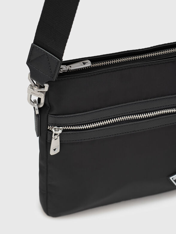 Crossbody bag with a triangular logo  - 5