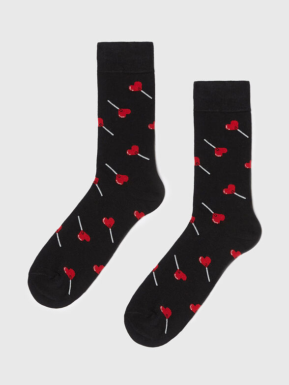 LOVE IT print socks - 1