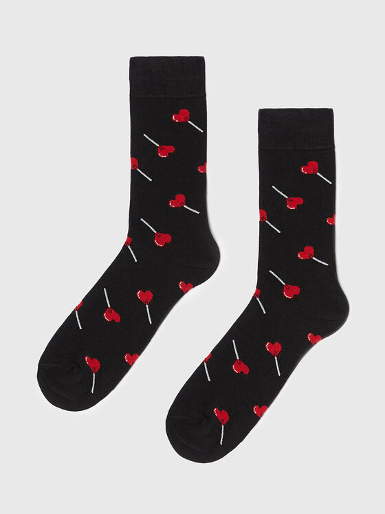 Чорапи с принт LOVE IT - 1